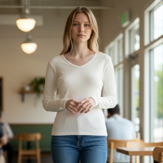 Naisten vanhanajan laamapaita - Pitkähihainen