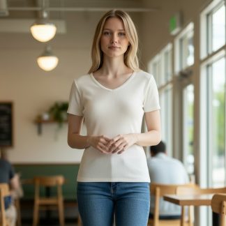 Naisten vanhanajan laamapaita – T-paita